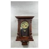 antique Baldwin wall clock, likely German-made,