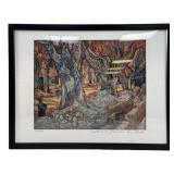 Vincent Van Gogh "The Large Plane Trees" Giclee