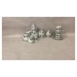 Hollohaza Porcelain Tea Set for 2