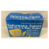 Underwater camera with black and white monitor