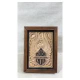 Handmade Harley Davidson plaque