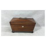 Antique sarcophagus English tea caddy