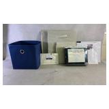 Home Storage Bins and Waverly Sheet Set Bundle