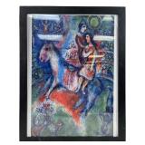 Marc Chagall "Le Cirque Ver" Print On Canvas