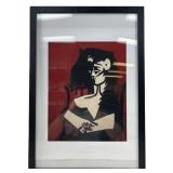 Pablo Picasso "Jacqueline ï¿½ Mantille Sur Fond