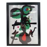John Miro "Oda a Joan Mirï¿½" Print On Canvas