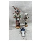 Collection of Native American Kachina dolls