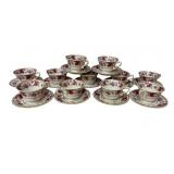 11 Old Ivory Syracuse China Romance Maroon Cup