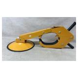 Yellow Locking Wheel Clamp with Rubber Padding