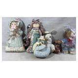 Handmade Dolls and Plush Assortment