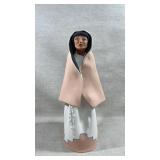 Vtg 1989 lady Teresa Acoma clay sculptural figure