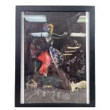 Marc Chagall " La Nuit ï¿½ Paris " Framed