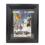 Salvador Dali "Butterfly Clock" Print On Canvas