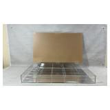 Acrylic Storage Organizer With Adjustable Sections