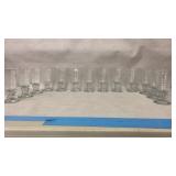 13 Libbey Sirrus Ribbed Design Clear Glass