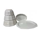 Pfaltzgraff Heritage White Mixxing Bowls,