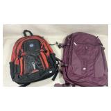 Orben Thousand Mile backpack in red and black,