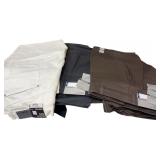 7 pair Ames Slacks Pants 3 Pair New 40/30