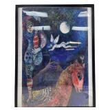 Marc Chagall " Circus Rider ï¿½ Framed
