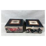 1993 Collectible Motorcycle and Sidecar Bank Set