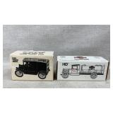 Ertl 1920 Truck Bank and 1931 Hawkeye Tanker Set