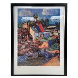 Vincent Van Gogh "Houses At Auvers" Giclee