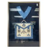Freemasonry Master Masonic Apron Framed