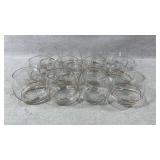 c1970s Hand Made Gold Cocktail Glasses