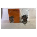 Retired Dept 56 Snow Village Halloween "Poe