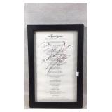 The French laundry framed menu