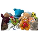 Vintage Plush MUPPETS, HATCHIMALS, Cloth Tote,