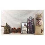 Cat wall art, book ends and more