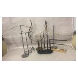 Jewelry Displays and Brass Hanger