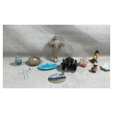 collection of various decorative items and