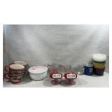 variety of kitchen items, including several