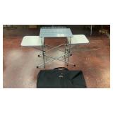 portable, foldable outdoor cooking or grilling