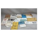 collection of vintage magic trick instruction