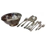 GORHAM YC780 Footed Bowl with Old Serving