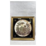 vintage Borghese French print in a gilt frame