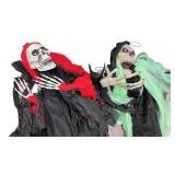 2 Hanging Skeletons with Sound