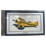 Large Pitts Special S-2B aerobatic biplane wall