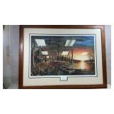 framed art print titled "Sundown" by artist Jim