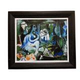 Pablo Picasso "Picnic Group" Framed Fine Print