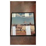 Large historical photograph print depicting an