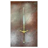 Scottish Silver and Gold Claymore 56" Marto Sword