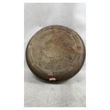 National Indian Chief on pottery