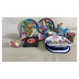 Vtg McDonalds Plates,Disney Mini Brands, Vtg Toys,