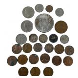 Vintage Coin Collection Peace Dollar Mercury