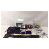 Lanyards, dice, clock and more