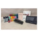 Vtg PAN AM Travel Kit, Facial Steamer,Sheen Nail